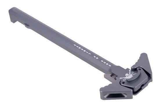 SOLGW Liberty AR-15 Ambidextrous Charging Handle in Tungsten is made of 7075 aluminum.